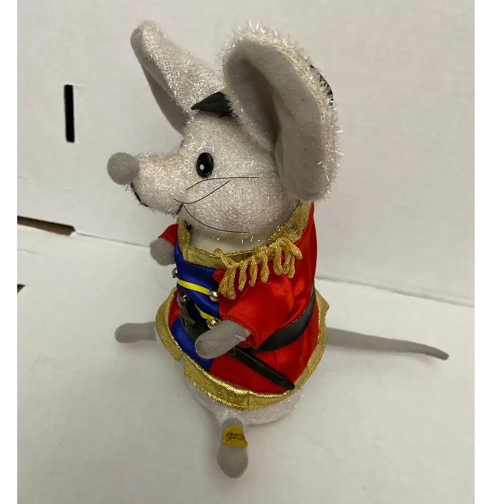 Vintage Gemmy Christmas Toy Soldier Singing and Dancing Mouse